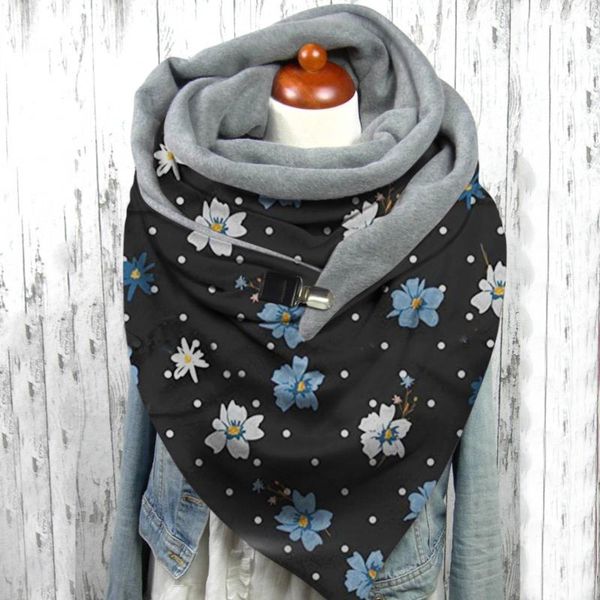 scarves women flower print scarf ladies multi-purpose shawl cashmere fashion casual warm shawls button soft wrap foulard femme #10, Blue;gray
scarves women flower print scarf ladies multi-purpose shawl cashmere fashion casual warm shawls button soft wrap foulard femme #10, Blue;gray