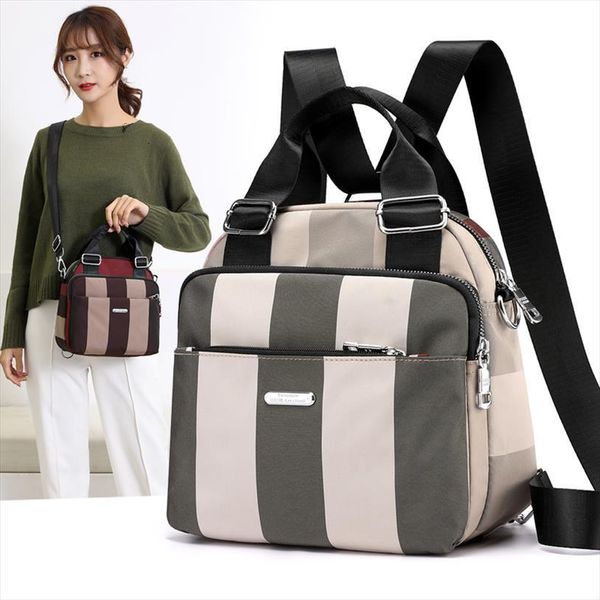 travel women backpacks small multifunctional shoulder bag for waterproof nylon strip multi pocket packbag
travel women backpacks small multifunctional shoulder bag for waterproof nylon strip multi pocket packbag