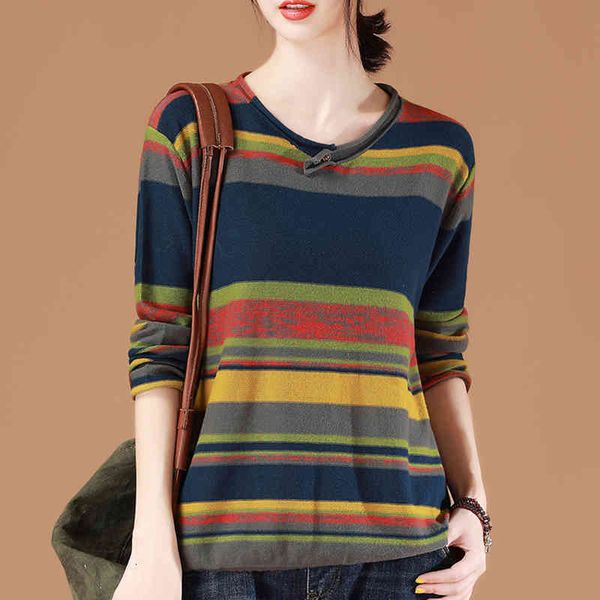 women's sweaters shintimes vintage women sweater striped pullovers womens long sleeve autumn winter clothes woman button knitted pull f, White;black
women's sweaters shintimes vintage women sweater striped pullovers womens long sleeve autumn winter clothes woman button knitted pull f, White;black