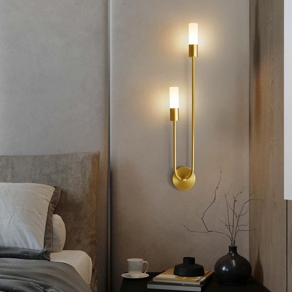 modern minimalist led 2 heads bracket brass wall light living room bedroom reading bedside stairs aisle home decorative lamp
modern minimalist led 2 heads bracket brass wall light living room bedroom reading bedside stairs aisle home decorative lamp