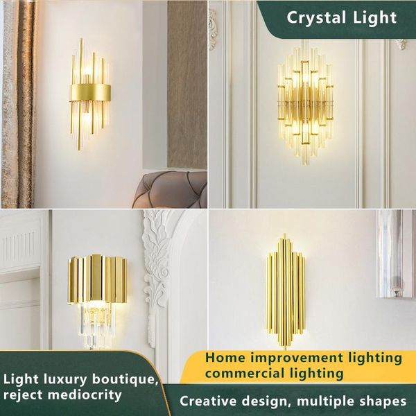 light luxury crystal wall lamp postmodern net red living room bedroom bedside el club lobby hallway led
light luxury crystal wall lamp postmodern net red living room bedroom bedside el club lobby hallway led