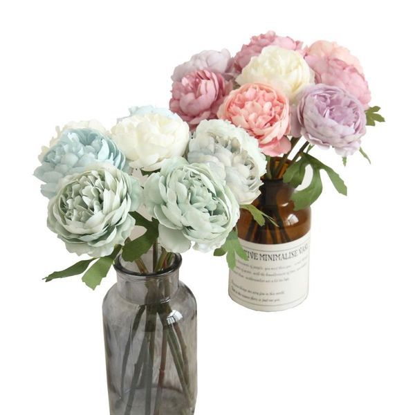 decorative flowers & wreaths 11pcs/29cm pink rose silk bouquet peony artificial flower bride wedding home party decor accessories diy craft
decorative flowers & wreaths 11pcs/29cm pink rose silk bouquet peony artificial flower bride wedding home party decor accessories diy craft