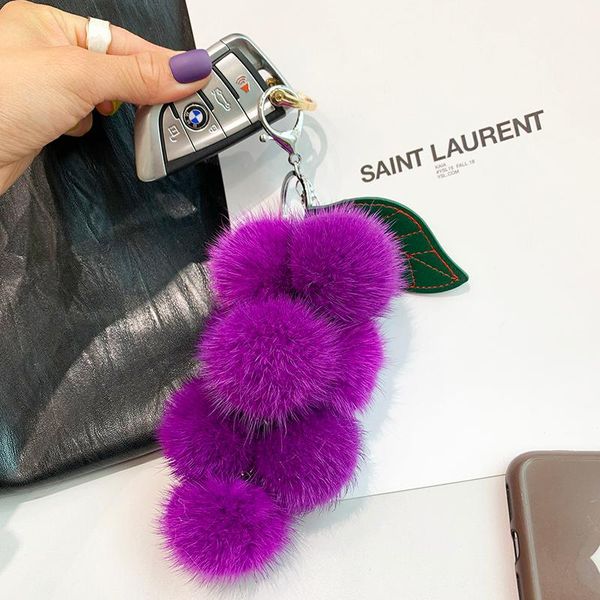 keychains soft keychain cute grape trinket women bags pendant ornament car key pompom ball toy ring gift accessories, Silver
keychains soft keychain cute grape trinket women bags pendant ornament car key pompom ball toy ring gift accessories, Silver