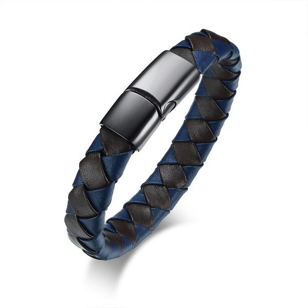 bangle 2021 stainless steel leather bracelet with european and american style fashion temperament suitable for men's accessories, Black
bangle 2021 stainless steel leather bracelet with european and american style fashion temperament suitable for men's accessories, Black
