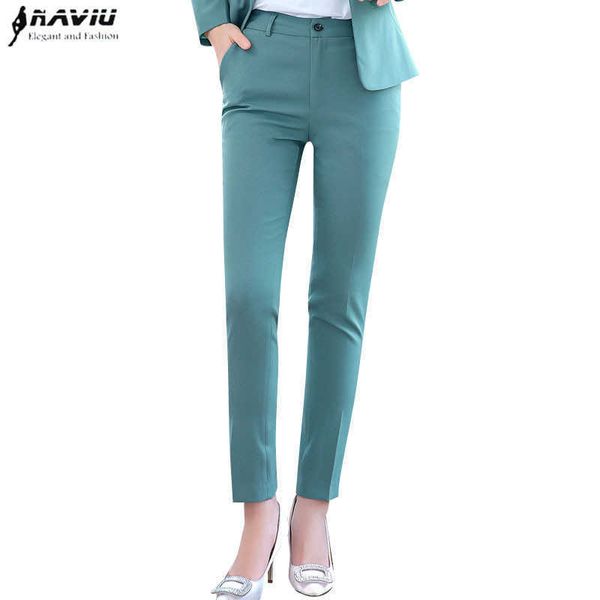 spring fashion light green ankle-length pants office ladies slim mid waist pencil trousers pink bottom 210604, Black;white
spring fashion light green ankle-length pants office ladies slim mid waist pencil trousers pink bottom 210604, Black;white