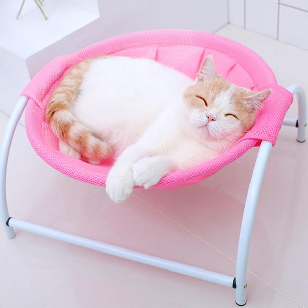 detachable cat dog litter mat elevated hammock kennel pet puppy breathable sleep camping cushion bed washable beds & furniture
