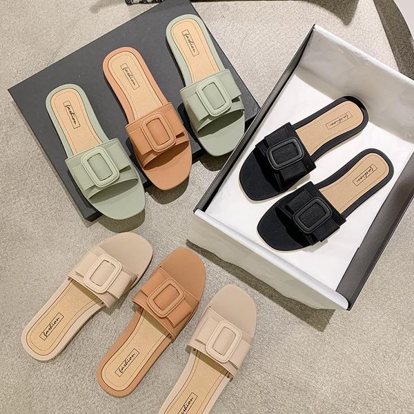slippers women 2021 summer outer wear casual fashion beach ladies slides korean shoes woman, Black
slippers women 2021 summer outer wear casual fashion beach ladies slides korean shoes woman, Black