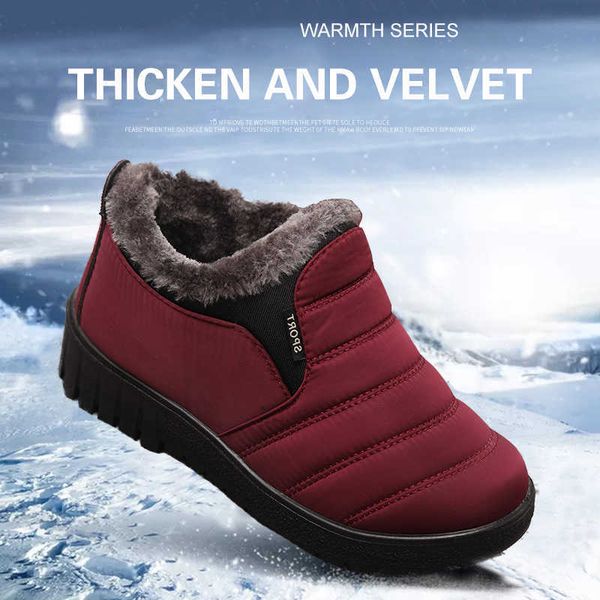 women boots fashion waterproof snow boots for winter shoes women casual lightweight ankle botas mujer warm winter boots 210619, Black
women boots fashion waterproof snow boots for winter shoes women casual lightweight ankle botas mujer warm winter boots 210619, Black