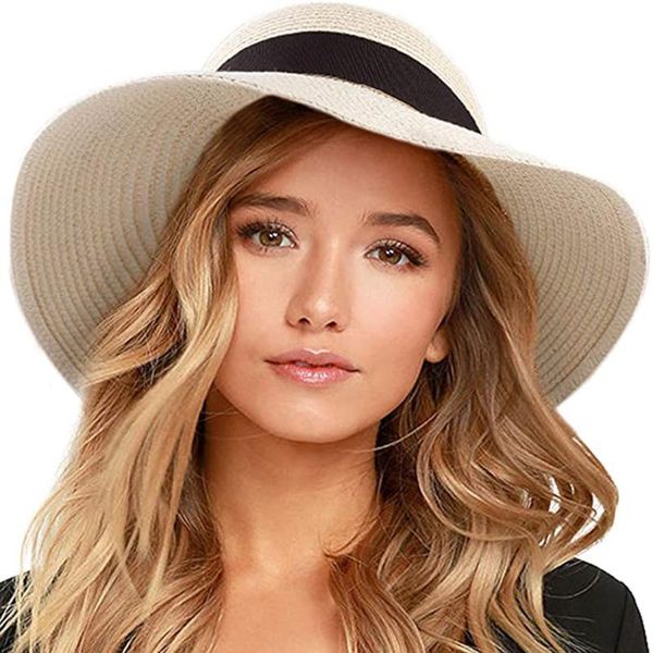 wide brim hats beach hat women's bucket sunshade oversized eaves sun outdoor summer sunscreen dome cap female, Blue;gray
wide brim hats beach hat women's bucket sunshade oversized eaves sun outdoor summer sunscreen dome cap female, Blue;gray