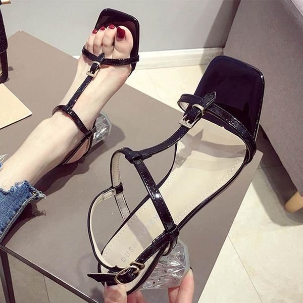 dress shoes fashion transparent thick high heels woman gladiator sandals open toe skirt solid narrow band slingback pu pumps women2021, Black
dress shoes fashion transparent thick high heels woman gladiator sandals open toe skirt solid narrow band slingback pu pumps women2021, Black