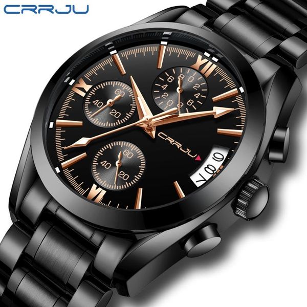 wristwatches crrju mens quartz analog watch luxury fashion sport wristwatch waterproof stainless steel male watches clock relogio masculino, Slivery;brown
wristwatches crrju mens quartz analog watch luxury fashion sport wristwatch waterproof stainless steel male watches clock relogio masculino, Slivery;brown