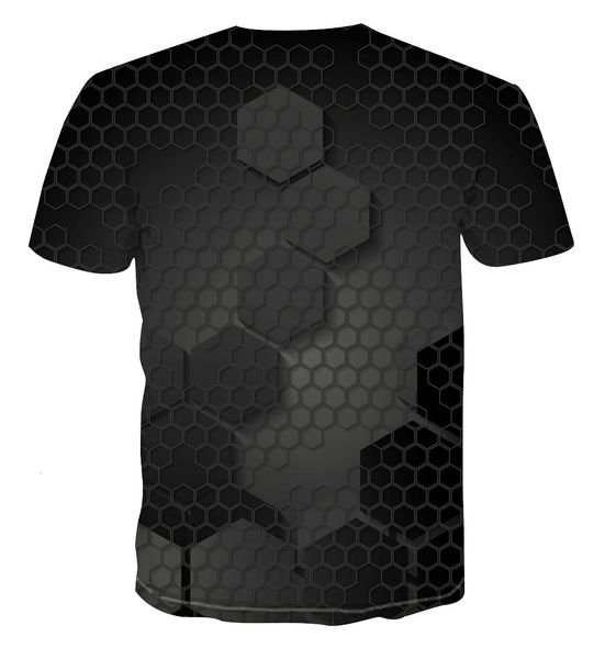 men's t-shirts geometric black honeycomb short sleeve, european and american fashion selling 3d printed t-shirt ae810 elqe, White;black
men's t-shirts geometric black honeycomb short sleeve, european and american fashion selling 3d printed t-shirt ae810 elqe, White;black