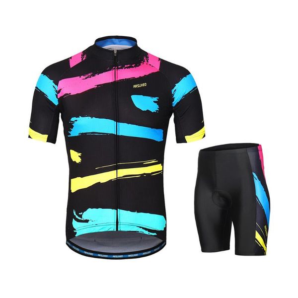 racing sets men's quick-dry shirt 3d cushion padded short pants cycling clothes jersey set sleeve, Black;blue
racing sets men's quick-dry shirt 3d cushion padded short pants cycling clothes jersey set sleeve, Black;blue