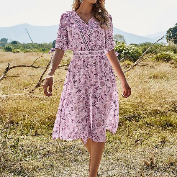 women's dress short sleeve satin chiffon vintage feminine bodycon dresses voho style robe summer casual maxi 2021, Black;gray
women's dress short sleeve satin chiffon vintage feminine bodycon dresses voho style robe summer casual maxi 2021, Black;gray