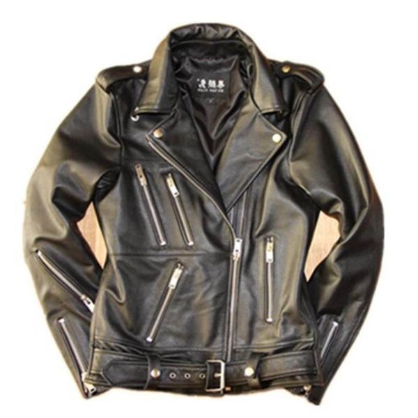 men's leather & faux 2021 plus size real genuine coat motor jackets natural cowhide turn-down collar black jacket a073
men's leather & faux 2021 plus size real genuine coat motor jackets natural cowhide turn-down collar black jacket a073