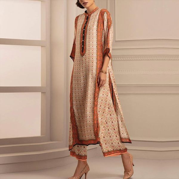 casual dresses 2021 autumn and winter women's dress, european american printed split skirt, middle southeast africa robe, Black;gray
casual dresses 2021 autumn and winter women's dress, european american printed split skirt, middle southeast africa robe, Black;gray
