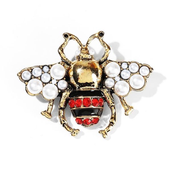 pins, brooches wybu antique copper inlay pearl bee brooch for women color rhinestone bohemia style broches christmas gift friend, Gray
pins, brooches wybu antique copper inlay pearl bee brooch for women color rhinestone bohemia style broches christmas gift friend, Gray