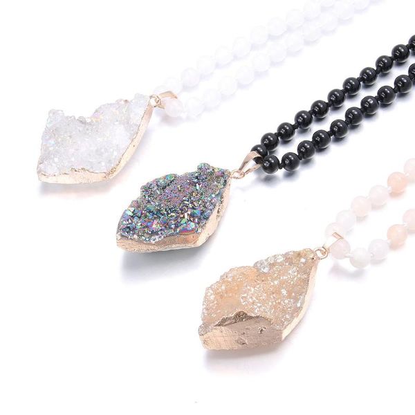 6mm round semi-precious stone 30x50mm agates pendant-length 90cm necklace beaded charm accessory jewelry pendant necklaces, Silver
6mm round semi-precious stone 30x50mm agates pendant-length 90cm necklace beaded charm accessory jewelry pendant necklaces, Silver