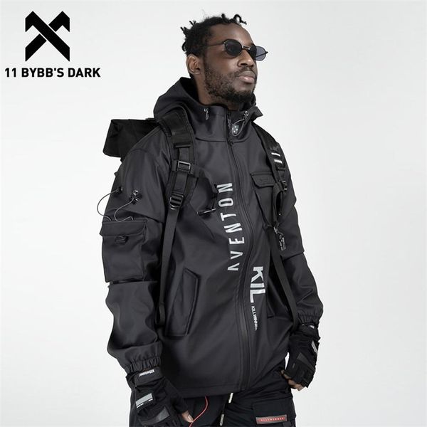 11 bybb's dark multi pockets cargo jackets men windbreaker hip hop streetwear outdoor techwear jackets harajuku cargo coats 210819, Black;brown
11 bybb's dark multi pockets cargo jackets men windbreaker hip hop streetwear outdoor techwear jackets harajuku cargo coats 210819, Black;brown