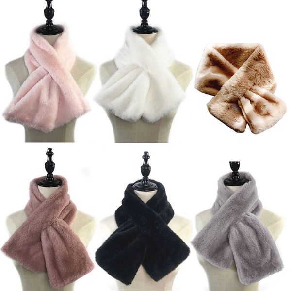 15x90cm women winter thicken plush faux rabbit fur scarf solid candy color collar shawl neck warmer shrugs knitted neckerchief, Blue;gray
15x90cm women winter thicken plush faux rabbit fur scarf solid candy color collar shawl neck warmer shrugs knitted neckerchief, Blue;gray