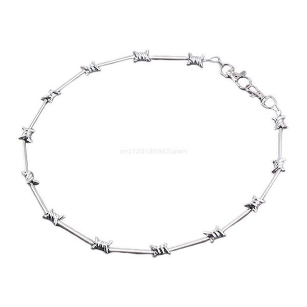 chains fashion women men punk necklace rock thorns clavicle chain hip hop collar jewelry valentine day gifts dropship, Silver
chains fashion women men punk necklace rock thorns clavicle chain hip hop collar jewelry valentine day gifts dropship, Silver
