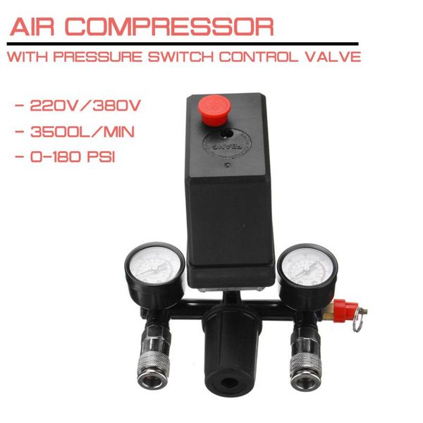 smart home control 240v/380v switch ac regulator heavy duty air compressor pump valve 7.25-125 psi with gauge pressure
smart home control 240v/380v switch ac regulator heavy duty air compressor pump valve 7.25-125 psi with gauge pressure