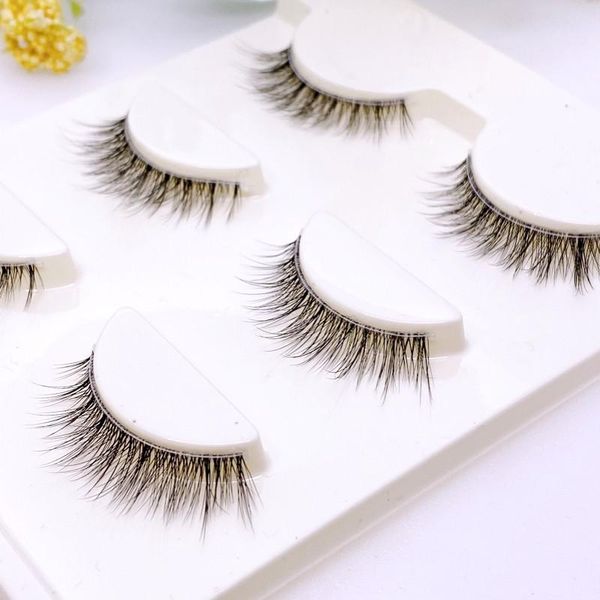 false eyelashes 3pair mink clear band eye lashes crisscross transparent handmade dramatic upper lash
false eyelashes 3pair mink clear band eye lashes crisscross transparent handmade dramatic upper lash