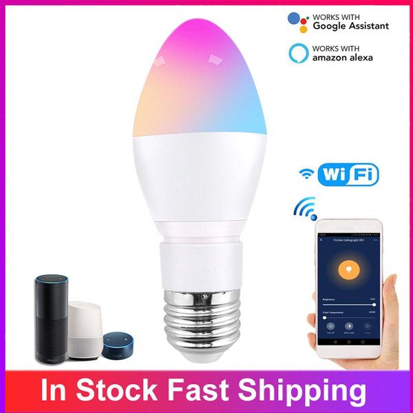 smart home control wifi led bulb rgb full color adjustable e27 / tuya app remote voice controlsmart life for amazon alexa echo
smart home control wifi led bulb rgb full color adjustable e27 / tuya app remote voice controlsmart life for amazon alexa echo