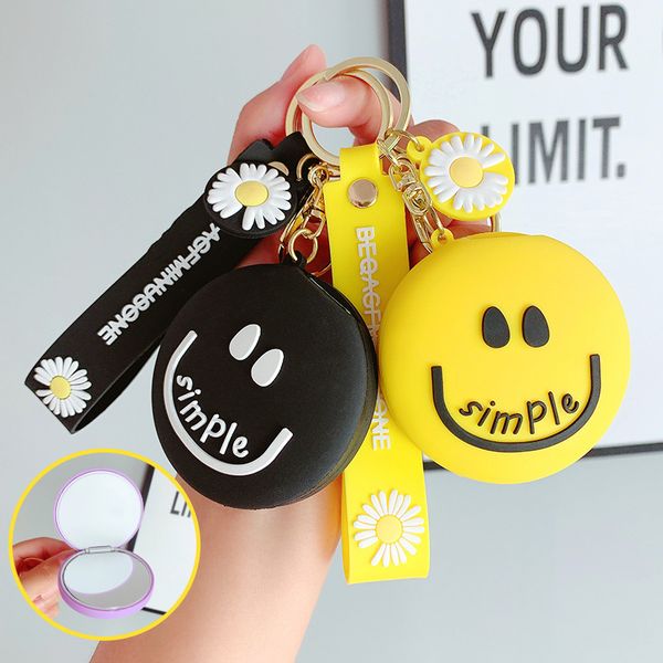creative cute cartoon ins net red gutta percha cosmetic mirror car key chain men's and women's bag pendant, Silver
creative cute cartoon ins net red gutta percha cosmetic mirror car key chain men's and women's bag pendant, Silver