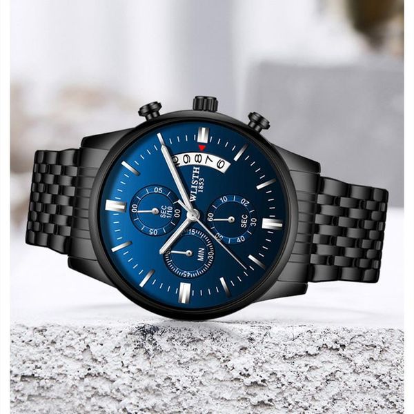 hand men's business quartz watch fashion steel band chronograph sports clock luminous hands waterproof calendar b3936 wristwatches, Slivery;brown
hand men's business quartz watch fashion steel band chronograph sports clock luminous hands waterproof calendar b3936 wristwatches, Slivery;brown
