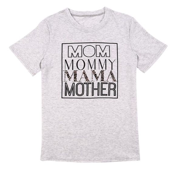 women's t-shirt summer short-sleeved vest with mom mommy mama mother letter print for women casual soft o-neck ropa de mujer, White
women's t-shirt summer short-sleeved vest with mom mommy mama mother letter print for women casual soft o-neck ropa de mujer, White