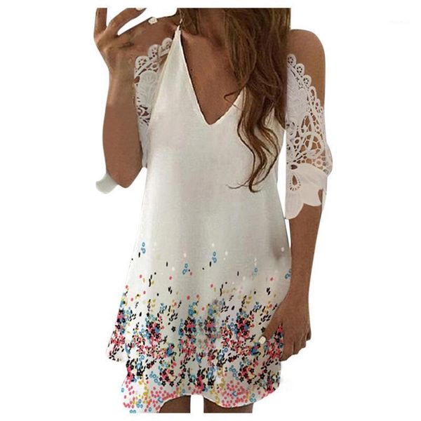 casual dresses summer women's dress 2021 causal floral print off shoulder v neck lace half sleeve elegance tunics women sundresses, Black;gray
casual dresses summer women's dress 2021 causal floral print off shoulder v neck lace half sleeve elegance tunics women sundresses, Black;gray
