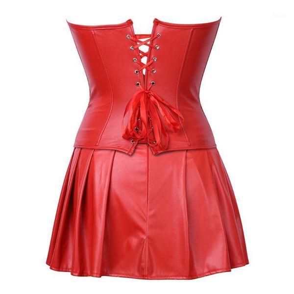 gothic faux leather red green corset dress overbust basque bustier mini skirt steampunk waist trainer plus size 5xl 6xl bustiers & cors, Black;white
gothic faux leather red green corset dress overbust basque bustier mini skirt steampunk waist trainer plus size 5xl 6xl bustiers & cors, Black;white