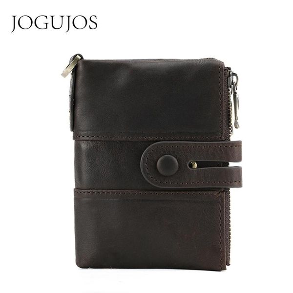 wallets jogujos genuine leather men business wallet crazy horse men's card id holder coin purse travel for man, Red;black
wallets jogujos genuine leather men business wallet crazy horse men's card id holder coin purse travel for man, Red;black