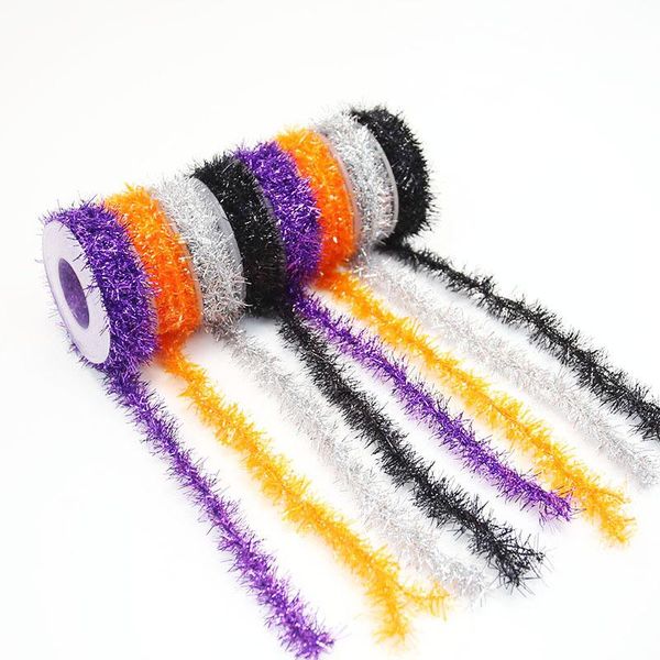 party decoration 10pcs halloween diy tinsel ribbon wire black silver orange purple color striped ribbons home props
party decoration 10pcs halloween diy tinsel ribbon wire black silver orange purple color striped ribbons home props