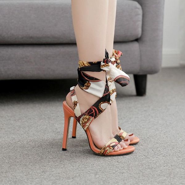 summer personality lace pattern stiletto heels daily wild sandals ribbon around feet banquet dress women's shoes, Black
summer personality lace pattern stiletto heels daily wild sandals ribbon around feet banquet dress women's shoes, Black