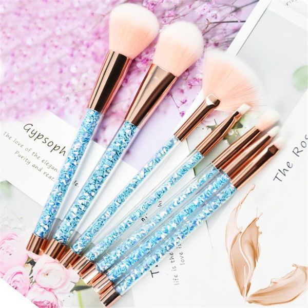 pieces transparent crystal handle quicksand particle glitter pvc package cosmetic makeup brush set beauty tools e8651
pieces transparent crystal handle quicksand particle glitter pvc package cosmetic makeup brush set beauty tools e8651