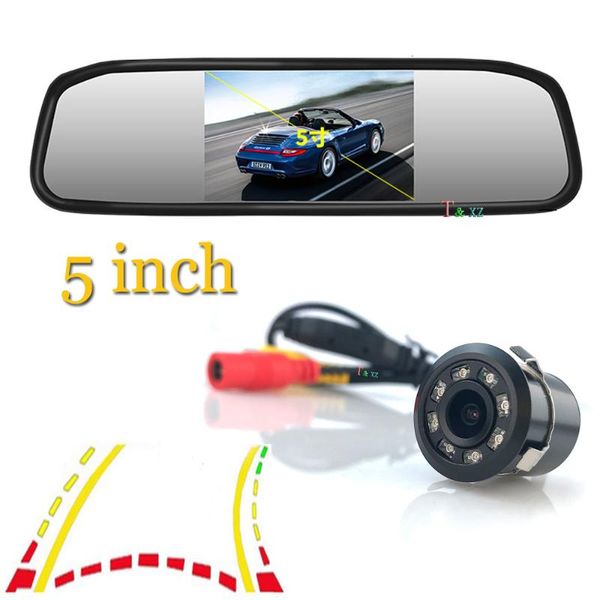 car video 5 inch monitor auto parking assistance night vision intelligent dynamic trajectory line reverse backup camera
car video 5 inch monitor auto parking assistance night vision intelligent dynamic trajectory line reverse backup camera
