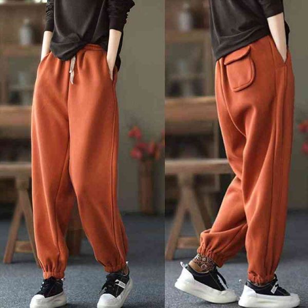 winter harem thicken fleece women capris casual daily sport all-match orange cotton pocket stretch high waist drawstring trousers, Black;white
winter harem thicken fleece women capris casual daily sport all-match orange cotton pocket stretch high waist drawstring trousers, Black;white