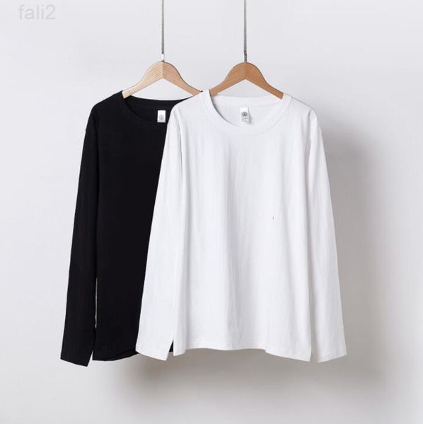 long-sleeved round neck shirt white t-shirt women pure cotton solid color autumn and winter loose bottoming men's sweaters, White;black
long-sleeved round neck shirt white t-shirt women pure cotton solid color autumn and winter loose bottoming men's sweaters, White;black