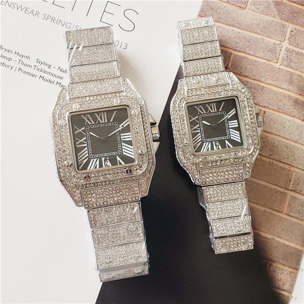 classic wholesale men women couple watch full diamond iced out shinning stainless steel quartz watches luxury design gift wristwatch, Slivery;brown
classic wholesale men women couple watch full diamond iced out shinning stainless steel quartz watches luxury design gift wristwatch, Slivery;brown