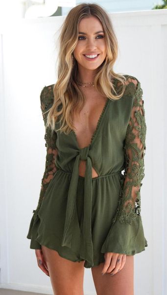 streetwear summer trouser suit for women, lace with long sleeve flounces shorts, jumpsuit high waist women's jumpsuits & rompers, Black;white
streetwear summer trouser suit for women, lace with long sleeve flounces shorts, jumpsuit high waist women's jumpsuits & rompers, Black;white