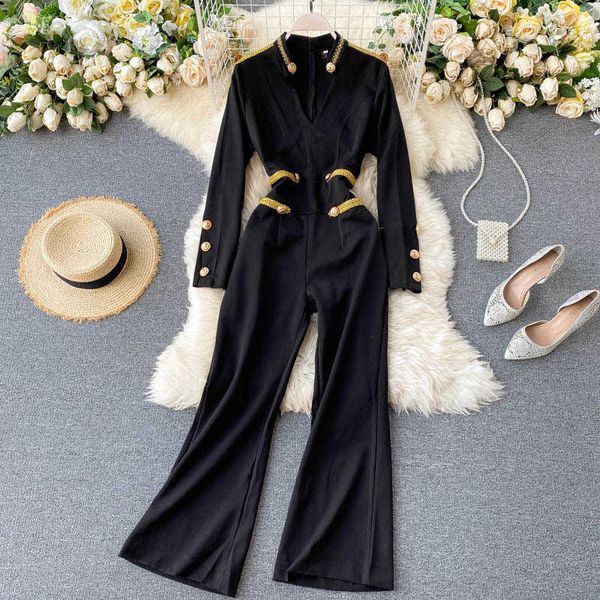 women's jumpsuits & rompers -monos de pierna ancha manga larga para mujer, monos estilo ingls vintage con escote en v y boton ufl5, Black;white
women's jumpsuits & rompers -monos de pierna ancha manga larga para mujer, monos estilo ingls vintage con escote en v y boton ufl5, Black;white