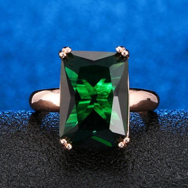 cluster rings luxury emerald gemstones ring for women green crystal jewelry rose gold color accessory engagement birthday christmas gift, Golden;silver
cluster rings luxury emerald gemstones ring for women green crystal jewelry rose gold color accessory engagement birthday christmas gift, Golden;silver