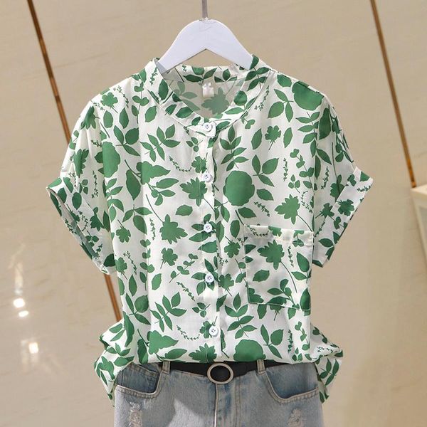 women's blouses & shirts sleeveless green chiffon women summer 2021 turn-down collar short-sleeed slim elegant office lady outwear, White
women's blouses & shirts sleeveless green chiffon women summer 2021 turn-down collar short-sleeed slim elegant office lady outwear, White