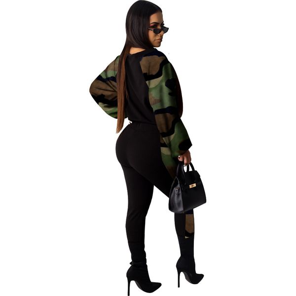 women camouflage leopard snake printed casual tracksuits arrvials long sleeves t shirt loose and pants outfits est, Gray
women camouflage leopard snake printed casual tracksuits arrvials long sleeves t shirt loose and pants outfits est, Gray