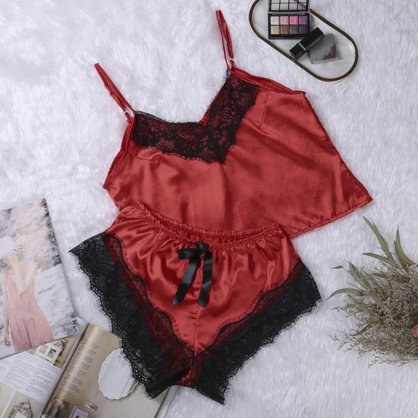 design of pajamas, simulated home clothes, women's underwear and nightdress, Black;white
design of pajamas, simulated home clothes, women's underwear and nightdress, Black;white