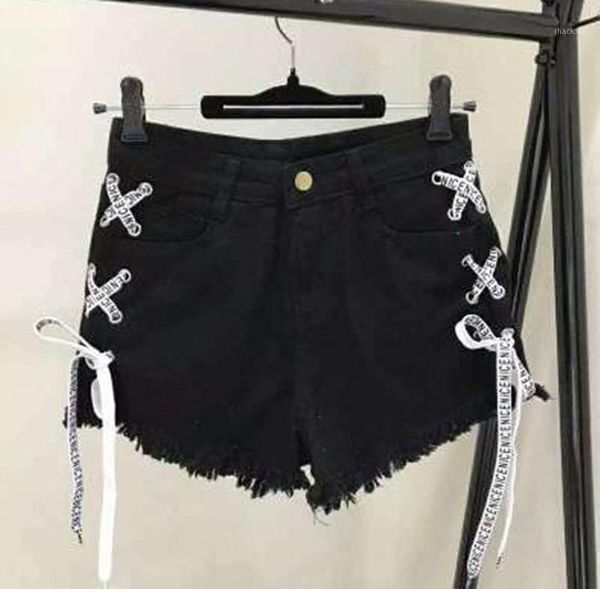 women's shorts summer women mini denim high waist lace up jeans slim fit short trousers ladies casual night clubwear party, White;black
women's shorts summer women mini denim high waist lace up jeans slim fit short trousers ladies casual night clubwear party, White;black