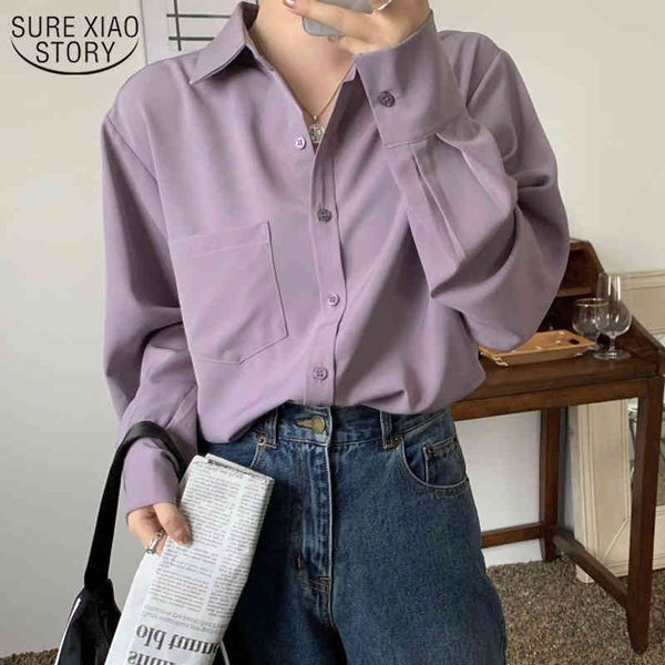 vintage long sleeve solid women's blouse autumn fashion silk shirts office lady elegant cardigan plus size feminine blusas 11427 210508, White
vintage long sleeve solid women's blouse autumn fashion silk shirts office lady elegant cardigan plus size feminine blusas 11427 210508, White