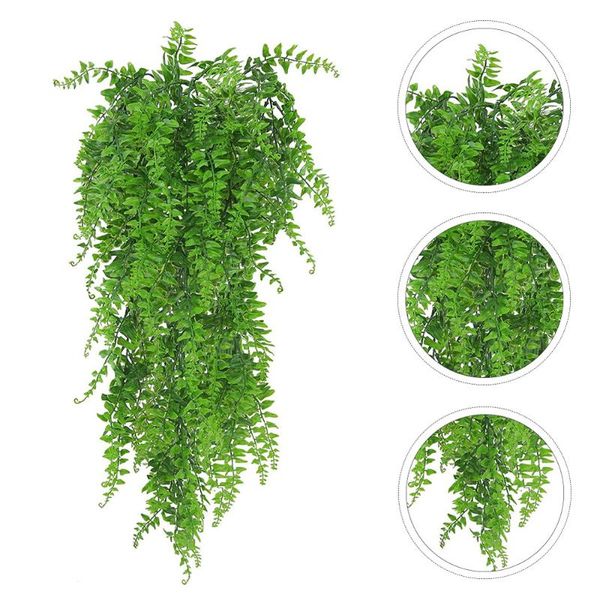 decorative flowers & wreaths 2pcs artificial greenery hanging plants fake leaves for wall home garden decor
decorative flowers & wreaths 2pcs artificial greenery hanging plants fake leaves for wall home garden decor